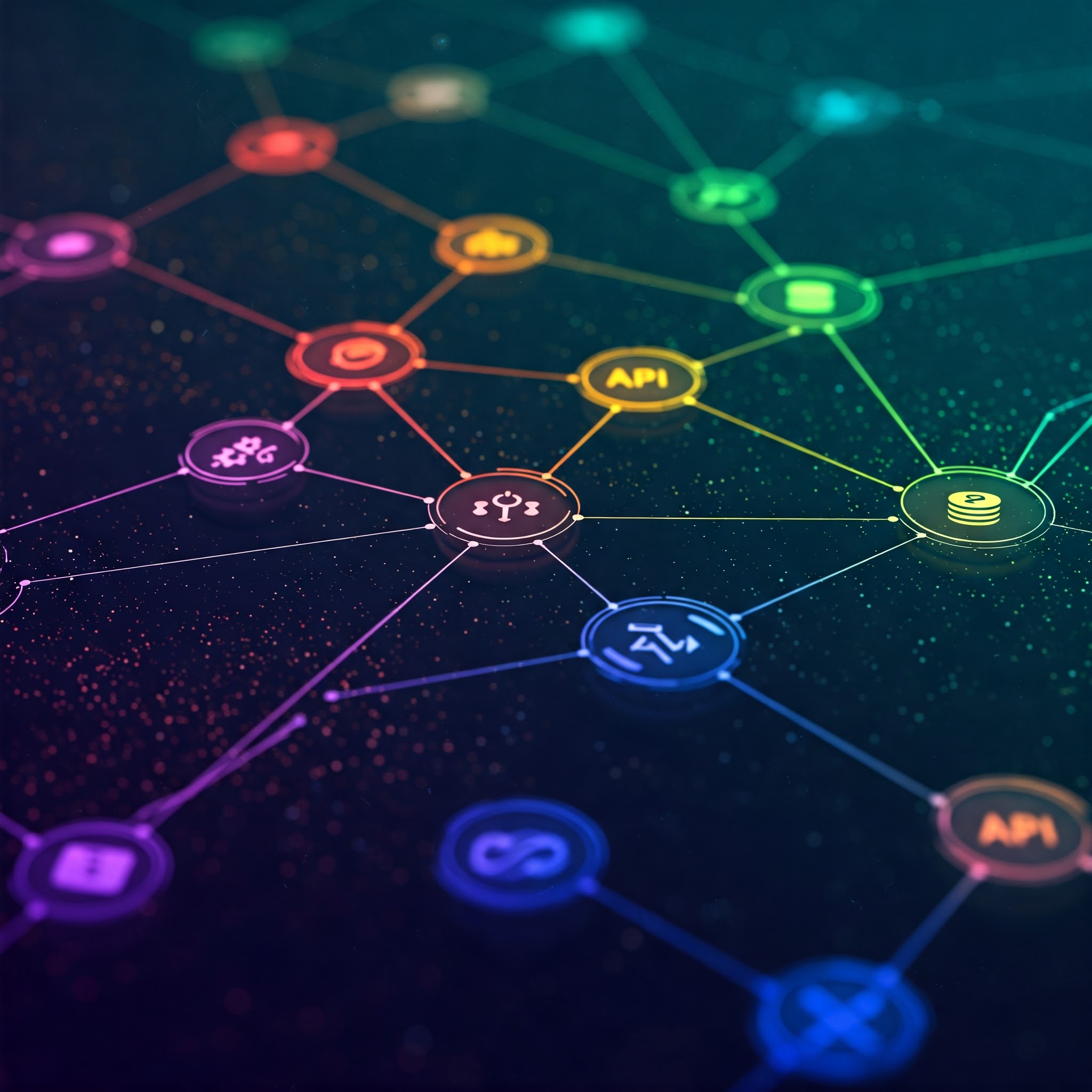 Web application development illustration